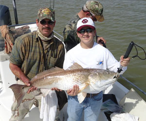 Noah and his first Bull redfish